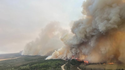 More than 100 million people across the northeastern United States extending west to Chicago and south to Atlanta, were under pollution warnings after the smoke drifted hundreds of miles from Canada. (Bloomberg) More than 100 million people across the northeastern United States extending west to Chicago and south to Atlanta, were under pollution warnings after the smoke drifted hundreds of miles from Canada. (Bloomberg)
