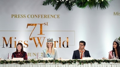 "India prepares to welcome the world with open arms with the 71st Miss World 2023 and showcase the country's grace, beauty, and progressive spirit. Join us in celebrating the power of women to make a difference, as we embark on this extraordinary journey together," Miss World 2022, Karolina Bielawska said. (ANI) "India prepares to welcome the world with open arms with the 71st Miss World 2023 and showcase the country's grace, beauty, and progressive spirit. Join us in celebrating the power of women to make a difference, as we embark on this extraordinary journey together," Miss World 2022, Karolina Bielawska said. (ANI)