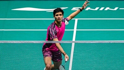 India's Priyanshu Rajawat (AFP) India's Priyanshu Rajawat (AFP)