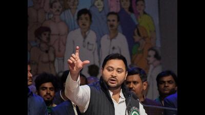 Bihar deputy chief minister Tejashwi Prasad Yadav. (ANI)