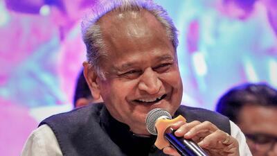 CM Ashok Gehlot said party’s national president, Mallikarjun Kharge, Rahul Gandhi and KC Venugopal, the three others present at the meeting, had emphasized that everyone has to work with love (PTI)