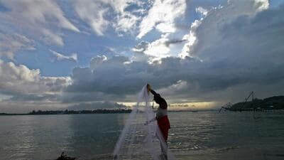 Clouds in Kerala’s Kochi. (REUTERS) Clouds in Kerala’s Kochi. (REUTERS)
