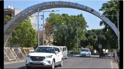 During the visit, Panchkula mayor Kulbhushan Goyal said the Haryana chief minister had announced  ₹100 crore for the education and recreation city project. (HT File)