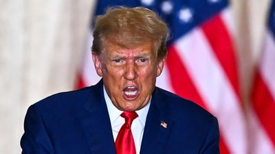 Former US president Donald Trump. (AFP) Former US president Donald Trump. (AFP)