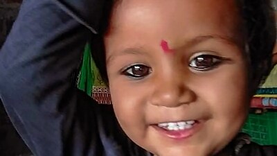 The 2-yr old girl who fell into a 300 ft borewell, in Sehore district. (PTI) The 2-yr old girl who fell into a 300 ft borewell, in Sehore district. (PTI)