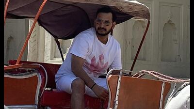 Paritosh Tripathi is currently shoot for a film in Lucknow