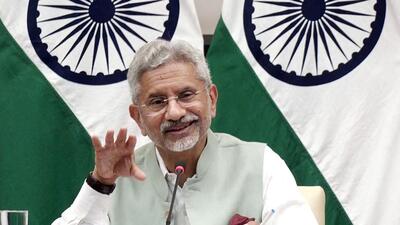 S Jaishankar countered Congress leader Rahul Gandhi’s criticism of the Narendra Modi-led government during a visit to the US (ANI) S Jaishankar countered Congress leader Rahul Gandhi’s criticism of the Narendra Modi-led government during a visit to the US (ANI)