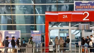 The initiative launched at Terminal-3 of IGI Airport will allow passengers to use the facility through a simple three-step registration process. (HT File Photo) The initiative launched at Terminal-3 of IGI Airport will allow passengers to use the facility through a simple three-step registration process. (HT File Photo)