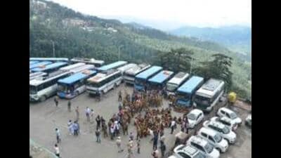 The Himachal Road Transport Corporation (HRTC) on Thursday resumed its Leh-Delhi bus services after a gap of nine months. The bus was flagged off from Keylong to Leh at 5.30am with 30 passengers onboard. (HT File Photo) The Himachal Road Transport Corporation (HRTC) on Thursday resumed its Leh-Delhi bus services after a gap of nine months. The bus was flagged off from Keylong to Leh at 5.30am with 30 passengers onboard. (HT File Photo)