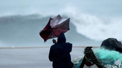 The formation process of cyclone Biparjoy began in the Arabian Sea (REPRESENTATIVE IMAGE) (HT_PRINT) The formation process of cyclone Biparjoy began in the Arabian Sea (REPRESENTATIVE IMAGE) (HT_PRINT)