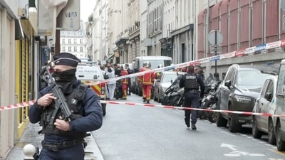 French Interior minister Gerald Darmanin said on Twitter that adding the attacker had been arrested. (Reuters/File)