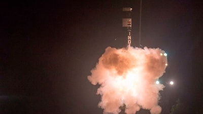 This was the first pre-induction night launch conducted by the users after three successful developmental trials of 'Agni Prime' missile. (Twitter/@DRDO_India) This was the first pre-induction night launch conducted by the users after three successful developmental trials of 'Agni Prime' missile. (Twitter/@DRDO_India)