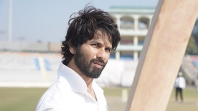 Shahid Kapoor played a cricketer in his 2022 film Jersey. Shahid Kapoor played a cricketer in his 2022 film Jersey.