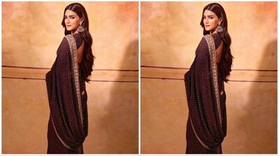 Keeping her accessories minimal, Kriti chose to adorn a pair of stunning chandbali earrings. The intricate design of the earrings added a touch of elegance and complemented her traditional look perfectly. (Instagram/@sukritigrover) Keeping her accessories minimal, Kriti chose to adorn a pair of stunning chandbali earrings. The intricate design of the earrings added a touch of elegance and complemented her traditional look perfectly. (Instagram/@sukritigrover)