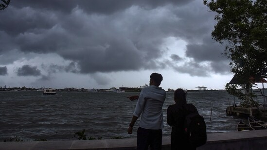 The IMD earlier predicted the rains to arrive over the state's coast on June 4 but the formation of severe cyclonic storm Biparjoy in the Arabian Sea delayed their onset.&nbsp;(PTI)