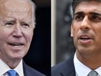 US President Joe Biden and UK PM Rishi Sunak US President Joe Biden and UK PM Rishi Sunak