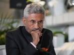 Foreign Minister Subrahmanyam Jaishankar attends a press conference as BRICS foreign ministers meet in Cape Town, South Africa.