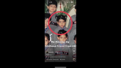 A video grab of the reel that went viral on Instagram and has amassed over nine million views so far. A video grab of the reel that went viral on Instagram and has amassed over nine million views so far.