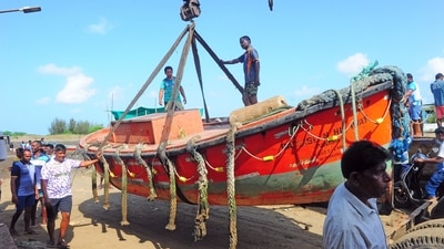 The weather department had also advised fishermen not to venture into such cyclone-hit areas in the Arabian Sea. (ANI) The weather department had also advised fishermen not to venture into such cyclone-hit areas in the Arabian Sea. (ANI)