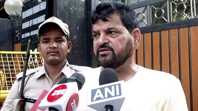 The complainants have lodged FIR against WFI chief and BJP MP Brij Bhushan Sharan Singh. (ANI)