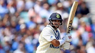 India's Shardul Thakur in action during Day three of the test match between India and Australia in the ICC World Test Championship (WTC) final, at The Oval in London (BCCI Twitter) India's Shardul Thakur in action during Day three of the test match between India and Australia in the ICC World Test Championship (WTC) final, at The Oval in London (BCCI Twitter)