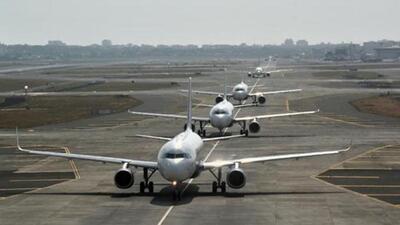 Aeroplane taxing through the runway at Terminal 2 in Mumbai. (Prashant Waydande/ HT File Photo) Aeroplane taxing through the runway at Terminal 2 in Mumbai. (Prashant Waydande/ HT File Photo)