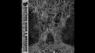 Album art for Retribution By All Other Creatures (2022), by American noise band Bastard Noise and Japan’s Merzbow. Album art for Retribution By All Other Creatures (2022), by American noise band Bastard Noise and Japan’s Merzbow.