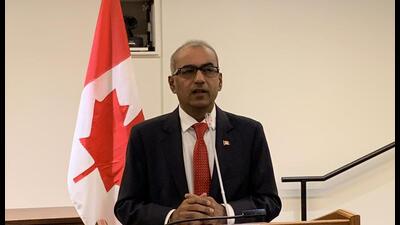 Indo-Canadian Member of Parliament Chandra Arya. (Twitter) Indo-Canadian Member of Parliament Chandra Arya. (Twitter)