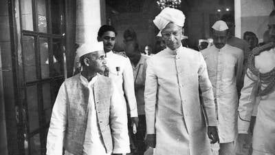 Lal Bahadur Shastri with President S Radhakrishnan. (HT Archive) Lal Bahadur Shastri with President S Radhakrishnan. (HT Archive)