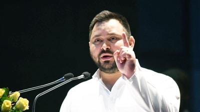 Bihar Deputy Chief Minister Tejashwi. (Photo by Santosh Kumar / Hindustan Times)