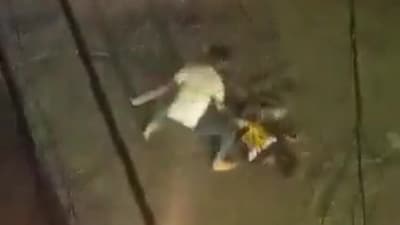 During the incident, no one dared to intervene as the accused stabbed and warned the victim lying on the road. (ANI ) During the incident, no one dared to intervene as the accused stabbed and warned the victim lying on the road. (ANI )