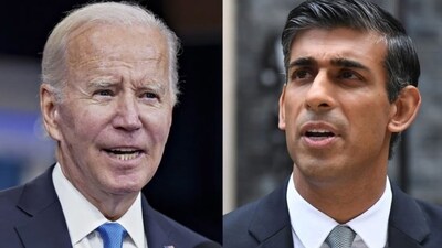 US President Joe Biden and UK PM Rishi Sunak US President Joe Biden and UK PM Rishi Sunak