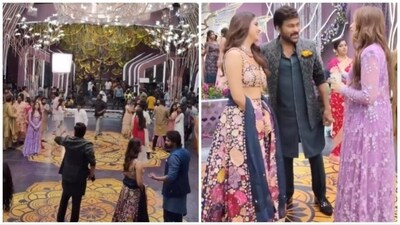 Chiranjeevi shared a new video from the sets of Bholaa Shankar.