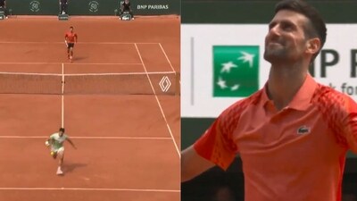 Novak Djokovic applauded a winner by Carlos Alcaraz. (Twitter) Novak Djokovic applauded a winner by Carlos Alcaraz. (Twitter)