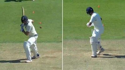 Shubman Gill (L) and Cheteshwar Pujara (R) in shambles. (Screengrab) Shubman Gill (L) and Cheteshwar Pujara (R) in shambles. (Screengrab)