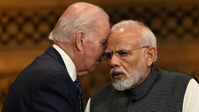 US President Joe Biden and Prime Minister Narendra Modi. US President Joe Biden and Prime Minister Narendra Modi.