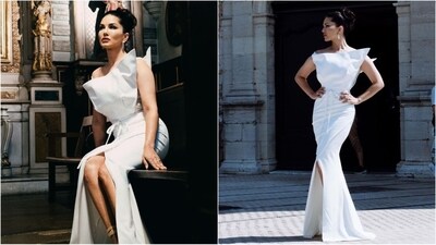 Sunny Leone took a break from sharing her daily updates from the Maldives on Instagram to treat her followers with a surprise. She delighted her fans by posting breathtaking throwback pictures from her time at the Cannes, where she stole the spotlight in a stunning white gown. Lounging gracefully on the streets of the enchanting French Riviera town, Sunny continues to mesmerise her audience with her impeccable style and captivating presence. (Instagram/@sunnyleone) Sunny Leone took a break from sharing her daily updates from the Maldives on Instagram to treat her followers with a surprise. She delighted her fans by posting breathtaking throwback pictures from her time at the Cannes, where she stole the spotlight in a stunning white gown. Lounging gracefully on the streets of the enchanting French Riviera town, Sunny continues to mesmerise her audience with her impeccable style and captivating presence. (Instagram/@sunnyleone)