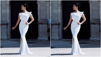 On Friday, the actress took to Instagram and shared a series of pictures of herself with the caption, "Got a chance to visit one of God's homes before the big #kennedy premier! Felt amazing to offer one last prayer of thanks!" (Instagram/@sunnyleone) On Friday, the actress took to Instagram and shared a series of pictures of herself with the caption, "Got a chance to visit one of God's homes before the big #kennedy premier! Felt amazing to offer one last prayer of thanks!" (Instagram/@sunnyleone)
