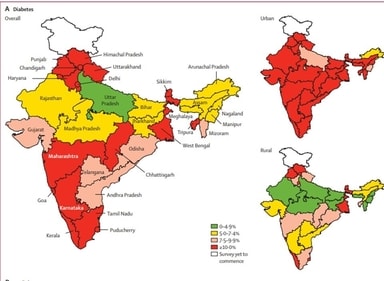 Diabetes crisis in India: Data from Lancet study Diabetes crisis in India: Data from Lancet study