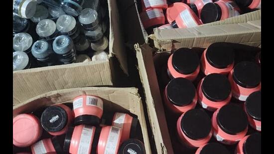 Cops raid factories making fake cosmetic products, seize equipment worth ₹1.41 crore