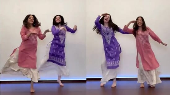Women’s dance to Jhalla Wallah. (Instagram/@Indian Dance Company)