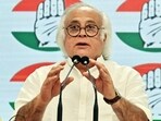 Congress leader Jairam Ramesh addresses during a press conference. (ANI file)
