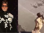 Amitabh Bachchan shares video of a man swinging his hair.