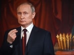 Russian president Vladimir Putin is seen. Russian president Vladimir Putin is seen.