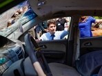 Canadian Prime Minister Justin Trudeau visits an exhibition of destroyed vehicles in Kyiv on June 10, 2023, amid Russia's invasion of Ukraine. Canadian Prime Minister Justin Trudeau visits an exhibition of destroyed vehicles in Kyiv on June 10, 2023, amid Russia's invasion of Ukraine.