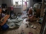 A view shows destroyed room in an apartment building damaged by a Russian drone strike, amid Russia's attack on Ukraine, in Odesa, Ukraine June 10.