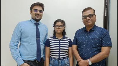10-year-old operated for para ovarian cyst