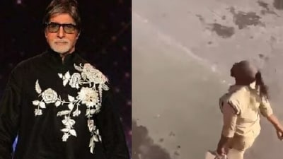 Amitabh Bachchan shares video of a man swinging his hair. (Instagram/@amitabhbachchan) Amitabh Bachchan shares video of a man swinging his hair. (Instagram/@amitabhbachchan)