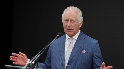 King Charles III is seen. (Reuters)