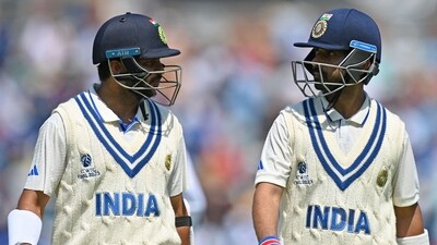 Ramiz Raja stated that Rahane and Shardul set an example for other batters in the Indian team (AFP) Ramiz Raja stated that Rahane and Shardul set an example for other batters in the Indian team (AFP)